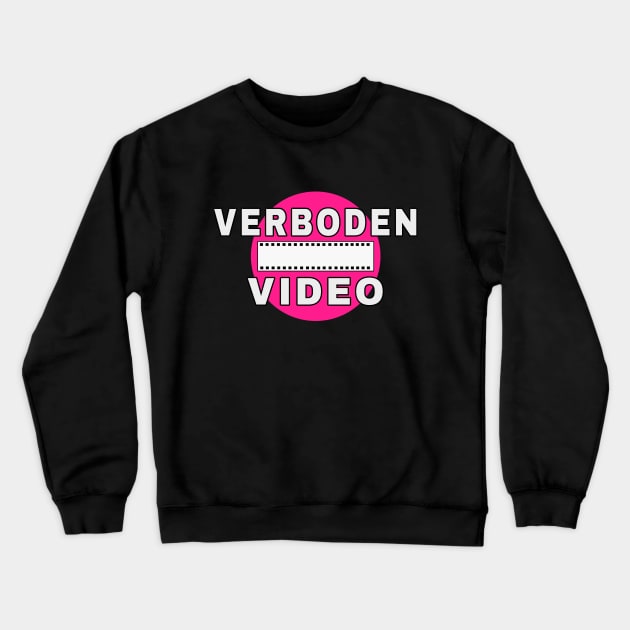 Verboden Video official logo Crewneck Sweatshirt by firstnamewarren